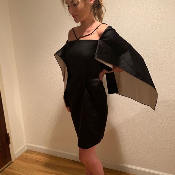 NWT Robert Mouret Meestead Off Shoulder Dress 4/6 - Picture 2 of 7